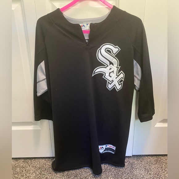 Cool Base 3/4 length White Sox jersey - Picture 1 of 5